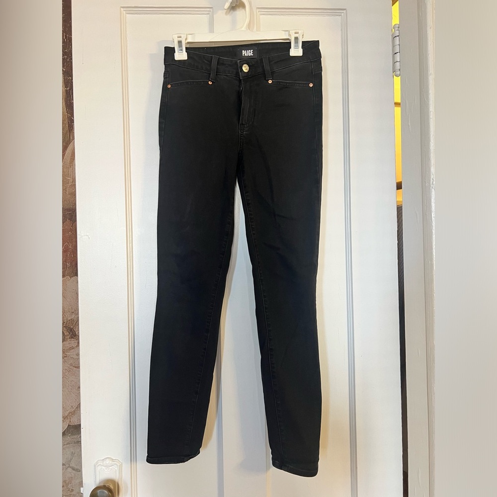 Paige Horton Ankle Black Jeans Sz 26